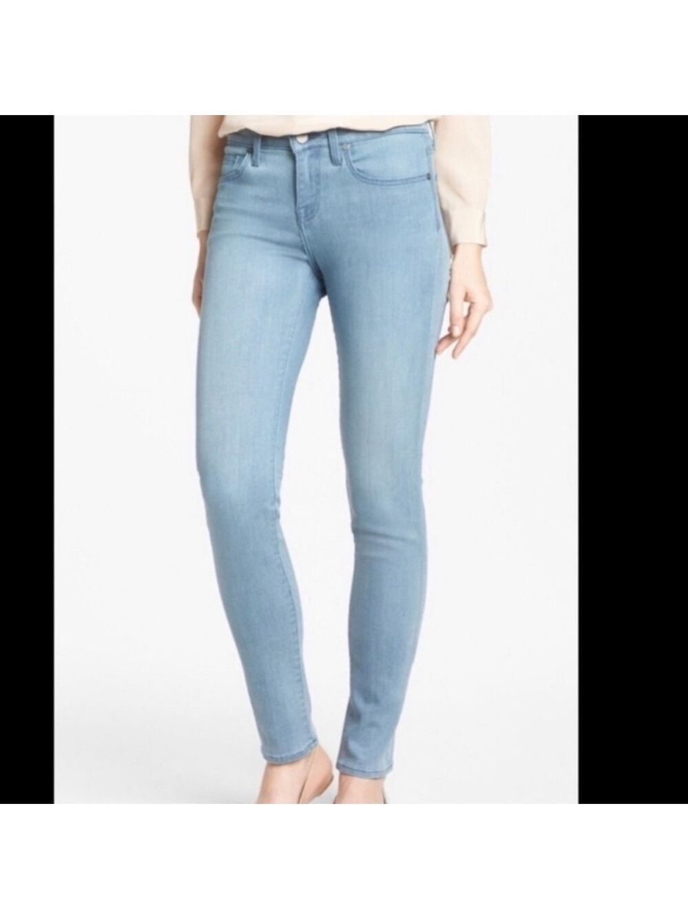 Joie Mid-rise Skinny Jeans, Size 26